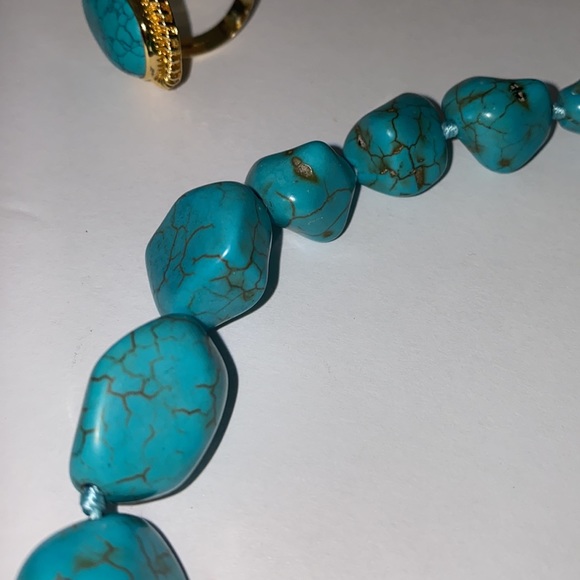 Metropolitan Museum of Art Tibetan Amulet Necklace and ring set; ring size 7 - Picture 16 of 16